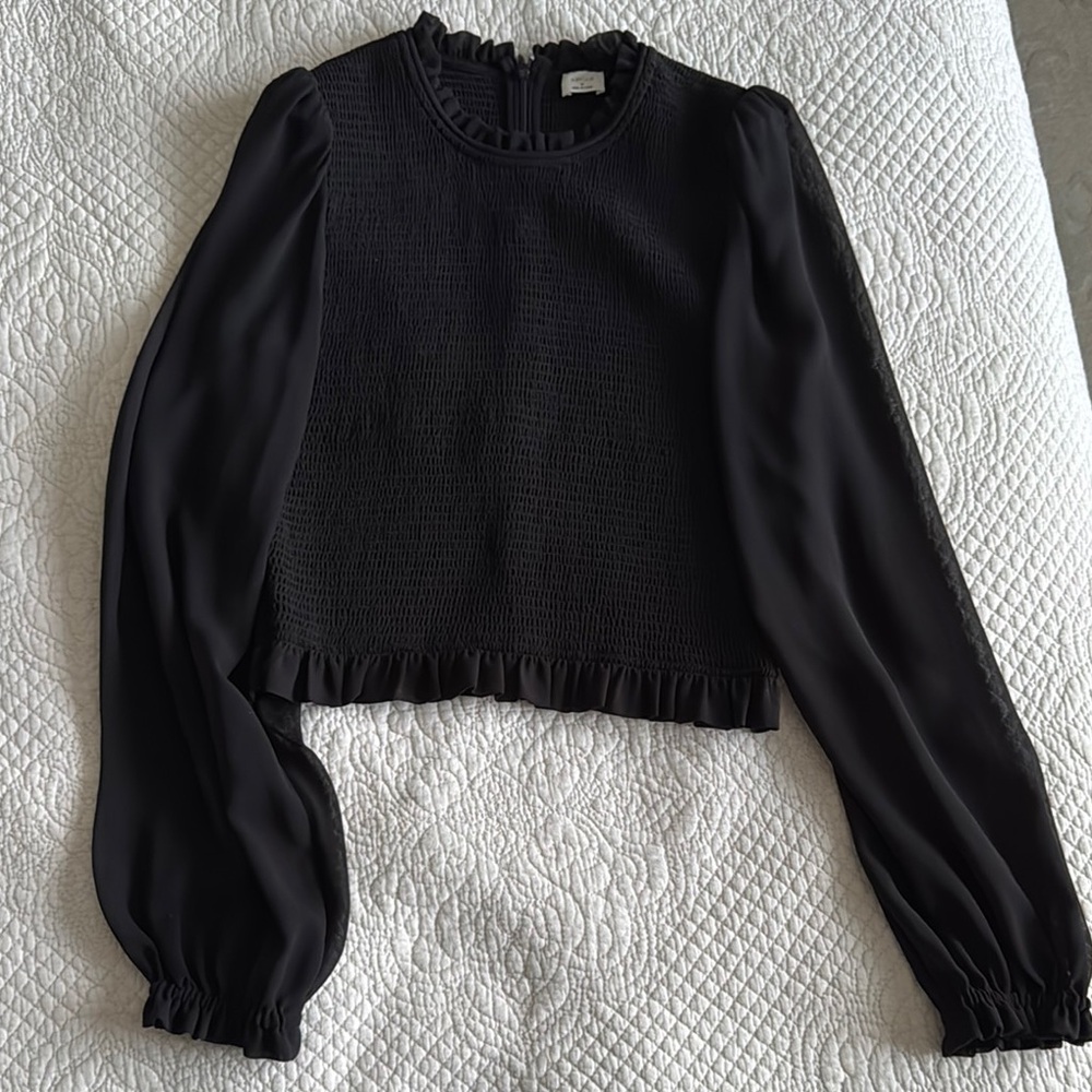 aritzia wilfred Elegant Black Women's Top